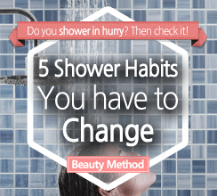 5 Shower Habits You have to Change